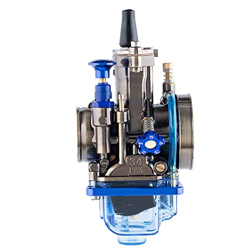 Image of PWK Carburetor Universal Motorcycle Racing Performance Upgrade Carburetor with Carb Jets, 50cc to 250cc 2T 4T Engine Dirt Bike Motocross Motorcycle Scooter ATV Quad Pit Bike Enduro On /Off Road