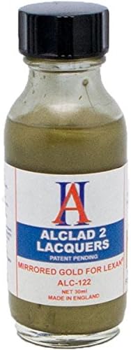 Alclad II Mirrored Gold Paint for Lexan 1oz