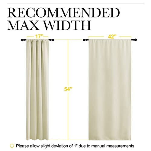 image for NICETOWN Kitchen Curtains, Short Blackout Curtains & Drapes, Home Deco