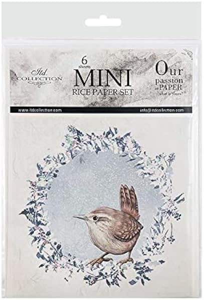 ITD Collection Creative Mini Rice Paper pour découpages