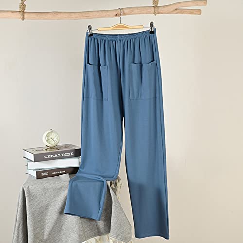 Calça de Pijama de Algodão para Homens,Lounge de Pijama para Homens L-4XL,E3104,L