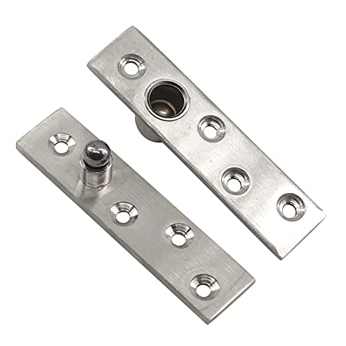 100mm Door Pivot Hinge Stainless Steel Up Down Shaft Hinge (2 Pieces) - Image 3