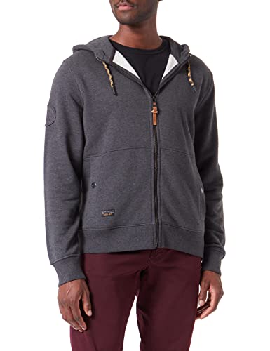 Preisvergleich Produktbild camel active Herren Sweatjacke mit Kapuze Grau menswear-XL