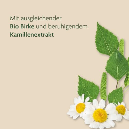 Schoenenberger Pflegeshampoo+ Sensitiv – für empfindliche, irritierte Kopfhaut, mit Bio-Pflanzensaft Birke und Kamillenextrakt, zertifizierte vegane Naturkosmetik, 250 ml