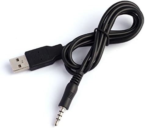 ZIMRIT 3.5mm Male AUX Audio Jack to USB 2.0 Male Charge Cable Adapter Cord 3 Feet (3.5mm Aux 3 feet)