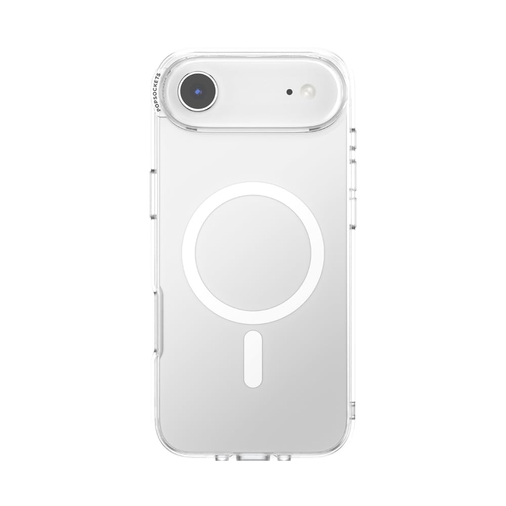 PopSockets iPhone 17 Air Phone Case with MagSafe- Clear