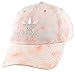 adidas Originals Women's Relaxed Tie Dye Strapback Cap, Dust Pink/White, ONE SIZE