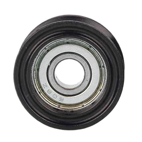 Rueda Guía De Rodillos Con Rodamiento En Forma U, Polea Móvil 608, Elasticidad Silenciosa Goma, 8x30x13mm, 1 Ud