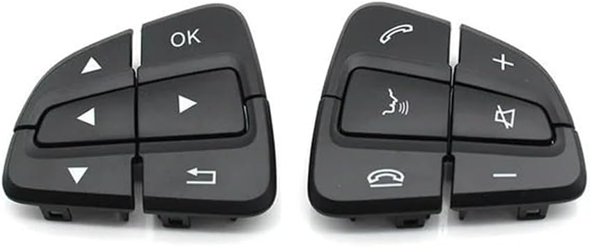 Button Trim Cover for Mercedes-Benz A/B GLA GLS GLE V Class W176 W246 W156 W166 W292 W117 W218 W231, Car Steering Wheel Button Kit