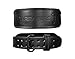 Gymreapers Weight Lifting Belt - 7MM Heavy Duty Pro Leather Belt with Adjustable Buckle - Stabilizing Lower Back Support 4 Inches Wide For Weightlifting, Bodybuilding, Cross Training (Black, Medium)
