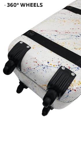 Image of MIRAJ Musical Tabla Fiberglass Case 3 Set (White Splash)