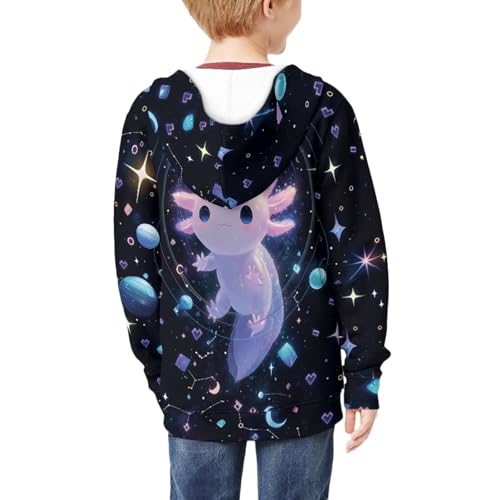 Image of Biyejit Kids Novelty 3D Graphic Printed Hooded Sweatshirt