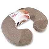 【初めてのひよこクラブ 掲載＆現役助産師 推奨】U字クッション ドーナツクッション 産後 授乳 痔 お尻 保護 高反発 マタニティ サポート 妊婦 ギフト (ブラウン)