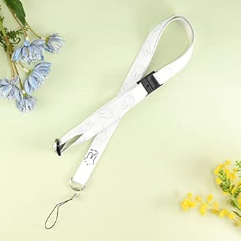 Gourmandise MF-292WH Miffy Neck Strap, Full Face Pattern