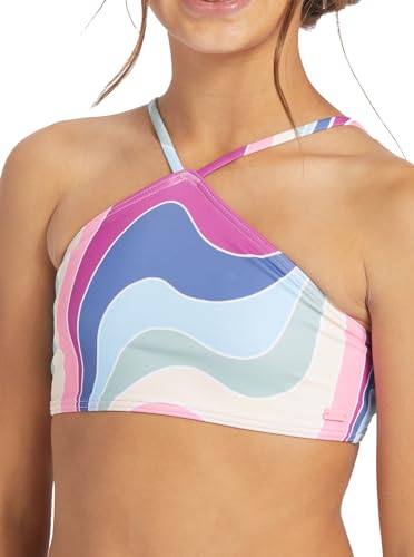 Image of Roxy Girls Vacation Memories Crop Top Set Swimsuit Set