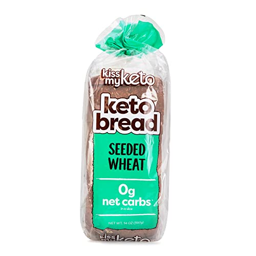 Kiss My Keto Zero Carb Grain & Seed Bread | 6g Protein per Slice | 0g Net Carbs
