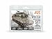 AK Weathering Set AK4270 Winter Weathering (4x35ml)