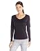 Cuddl Duds Women's Climatesmart Long Sleeve V-Neck Top