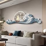 Bandes lumineuses LED : Cette décoration murale 3D utilise des bandes lumineuses LED haute efficacité, offrant une lumière douce, stable et sans scintillement. Résistante à la chaleur, elle crée une ambiance confortable et agréable. Dotée d'une interface USB intégrée, elle s'affranchit des câblages traditionnels et des prises préinstallées ; il suffit de la brancher à une batterie externe pour l'alimenter.