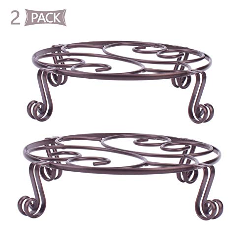 Yimobra 2 Pack Plant Stand for Flower Pot Heavy Duty Potted Holder Indoor