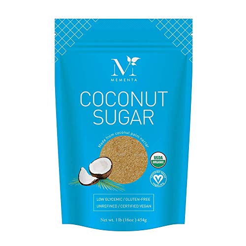 Mementa Organic Coconut Sugar, Unrefined, 16 Oz #TOP17