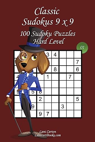 Classic Sudoku 9x9 - Hard Level - N°1: 100 Hard Sudoku Puzzles – Format easy to use and to take everywhere (6"x9")
