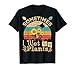 Sometimes I Wet My Plants Vintage Sunflower Funny Gardening T-Shirt