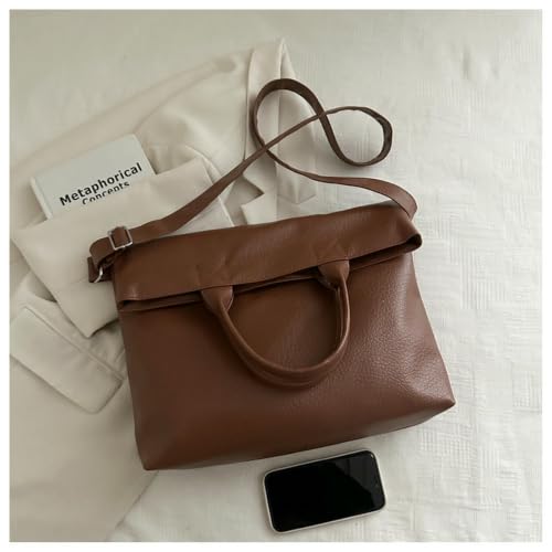 Sac à main texturé blanc la mode tendance grande capacité - 3