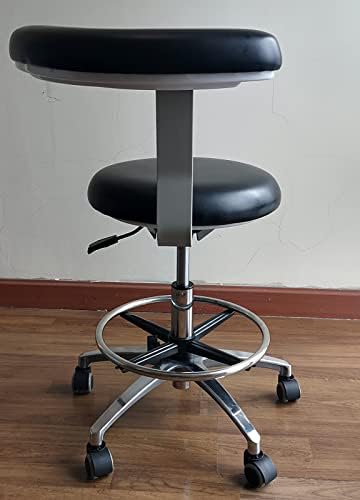 Dental Stool - 360° Rotation and Height Adjustable for Professional Medical and Salon Seating (B1)
