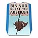 speecheese Bin nur kurz einen abseilen Kaka Parkscheibe mit 2 Einkaufswagenchips lustige Dekoration f&uuml;r das Auto wenn Man mal Wieder dringend aufs Klo muss und Sich Fast in die Hose Macht