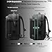 Farell Home Vacuum Seal Travel Backpack, 60L Expandable Integrated Air Compression Button Water Resistant TSA Lock, Airback Cabin Suitcase, Vacpack Backpack Black.