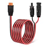 ELFCULB Cable de carga solar de 12 AWG a XT60i Cable de extensión para estación de energía portátil River 600 generador solar paquete de batería (10 pies)