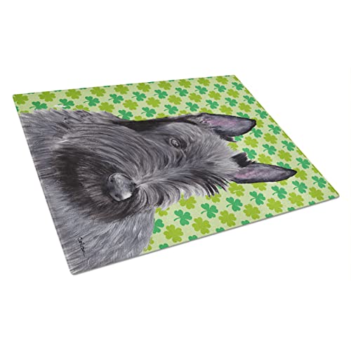 Caroline’s Treasures SC9306LCB Scottish Terrier – Tabla de cortar (cristal, tamaño grande, multicolor