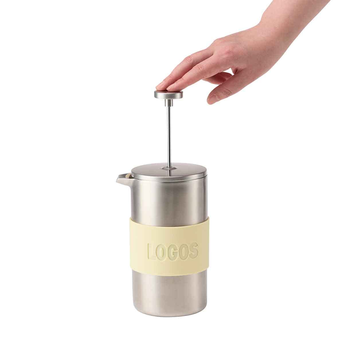 Amazon.co.jp: ロゴス(LOGOS) フレンチプレスコーヒーポット 81210313