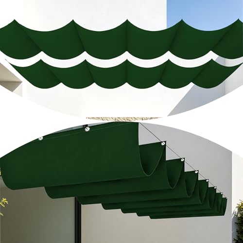 Toile ombrage rétractable contre la chaleur bâche imperméable extérieure 9m - 3