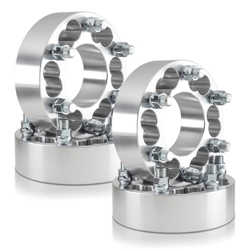 CMO 1.25" 6x127/6x135 to 6x139.7 Wheel Adapters M14x1.5 Studs 4PCS | 6061-T6 Forged, 10.9 Grade Studs, Anodized, For 6x127 & 6x135 Hub to Fit 6x139.7 (6x5.5") Wheels