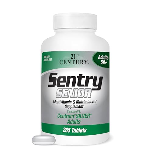 21st Century Sentry Senior Tablets, 265 Count