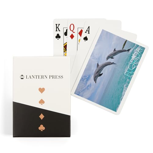 Juego de 52 Naipes de Poker Lantern Press Destin Florida