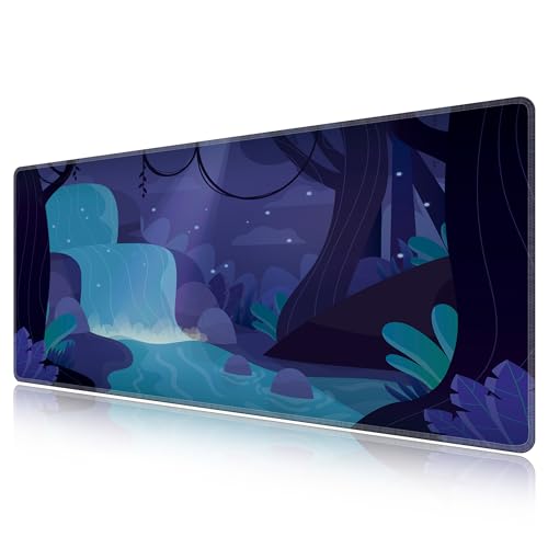 Tapis de souris gamer 140x60 grand sous main clavier pc LL-COEUR Verdure XXL