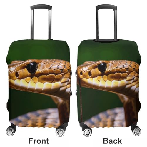 Cobra Snake Travel Luggage Cover Anti-scratch Suitcase Cover Elastic Suitcase Protective Cover Fits 19-32 Inch Luggage L3