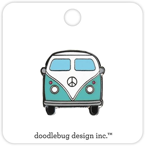 Doodlebug Designs Fun In The Sun Beach Bus Collectible Pins