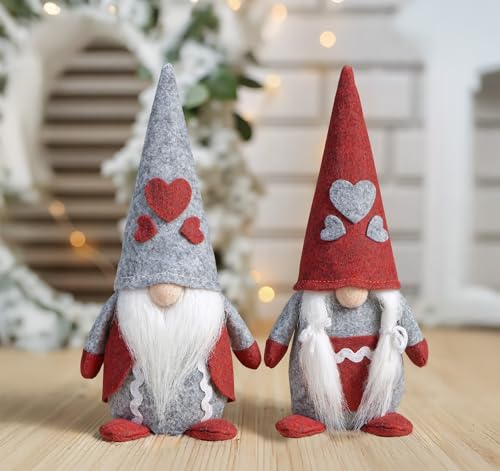 ilauke Weihnachtswichtel Figuren, 2 Stück Plüsch Wichtel für...
