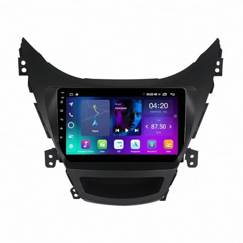 Radio Coche 2 DIN Pantalla para Hyundai Santro 2006-2015 con Android Auto y Mirror Link