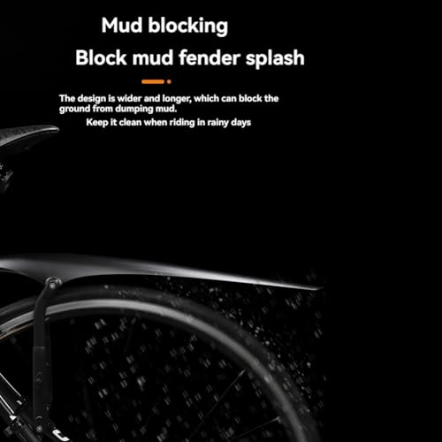 Guardabarros de ciclismo de carretera ajustable para evitar salpicaduras de barro 2