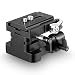 Produktbild SMALLRIG Basisplatte mit Quick Release Platte, Rod Höhenverstellbare Kamerastativ Montageplatte für Universal 15mm LWS - 2092