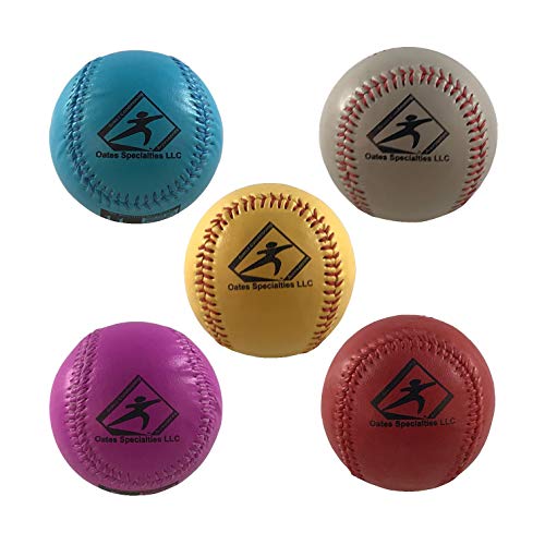 Tap Conditioning Weighted Baseball Set 1 (3oz,5oz,7oz,9oz,11oz) | Heavy Weighted Balls Used in Baseball for Velocity Enhancement, Creating Efficient Arm Patterns, and Improving Command