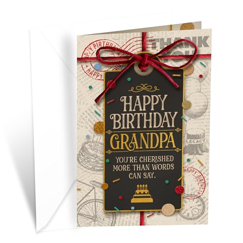 Prime Greetings Grandpa o[Xf[J[h č ̃J[hXgbN v~At ėp\ȃv[e[V[[ɍ ɗD 5C` x 7.75C`