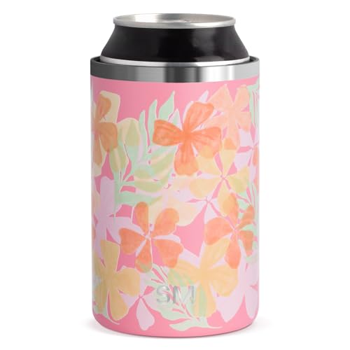 Simple Modern Ranger Standard Can Cooler | Slim Insulated Stainless Steel Drink Sleeve Holder | Insulate Seltzer, Soda, Beer, Energy Drinks | Gift for Women Her | Regular 12oz | Hawaiian Paradise