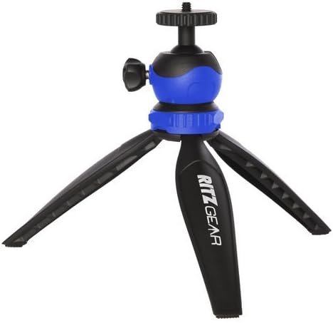 Ritz Gear Folding Tabletop Tripod - Black and Blue