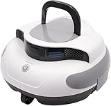 Aspiradora robótica inalámbrica para albercas, limpiador inalámbrico para piscinas sobre el suelo/enterrado, batería de 5000 mAh (100 minutos de tiempo de funcionamiento) con estacionamiento